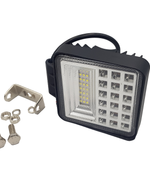 Square LED work light, 126 Watts, duel lens - DCB-LWK399