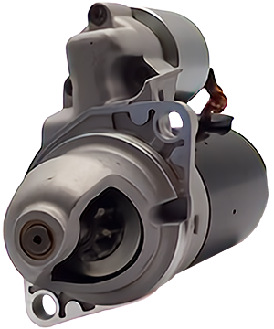 Starter motor, Hatz, 12 volt, 9 teeth - STR0002