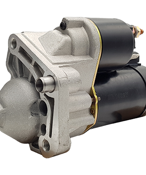Starter motor, Renault Laguna / Volvo S40 - V40 D6RA, 12V, 9 teeth, 1.1KW, 3 HOLE OPEN LEFT - STR0038