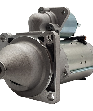 Starter motor, EV Iveco / Case / New Holland 5.9L - 8.1L diesel, 12 volt, 9 teeth