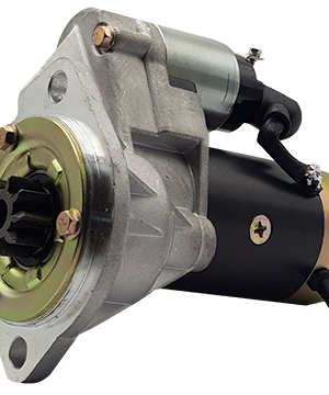 Starter motor, Komatsu / Isuzu / HIT, 24 volt, 9 teeth