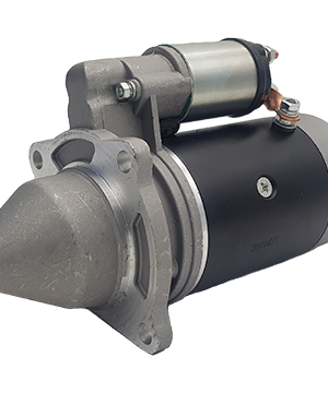 Starter motor, 12 volt, M45G old Massey Ferguson Tractor, 11 teeth, 2.4 kilowatts, open left - STR4045