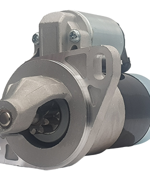 Starter motor, John Deere Tractor Yanmar - mower, 12V, 9T, 1.1KW, 2 hole 1 hole slotted - STR6679