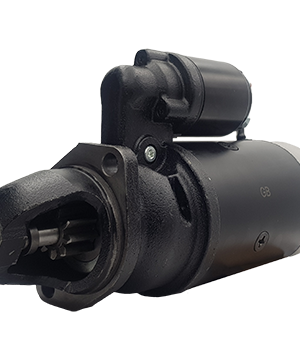 Starter motor, Case Tractor/Huerlimann/Same AZJ, 12V, 9T, 3.0KW, 2 hole open right - STR7919