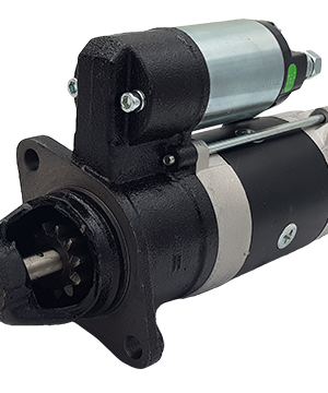 Starter motor, Chinese, 12V, 11T, 2.5KW, 2 hole open top right - STRX006