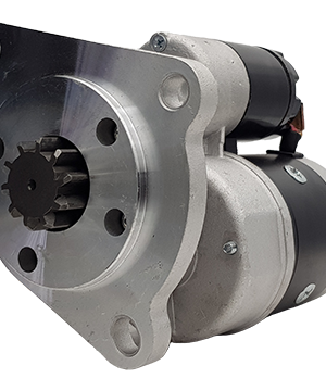Starter motor, New Holland, 12V, 10T, 2.8KW, 3 hole open left large - STRX011A
