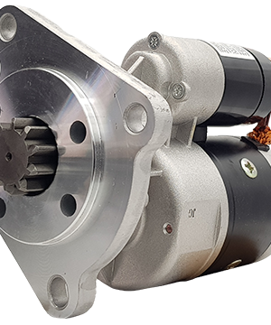 Starter motor, New Holland, 12V, 10T, 2.8KW, 3 hole open left large - STRX011