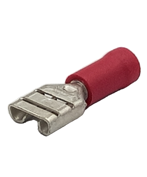 TERMINAL RED SPADE FEMALE MEDE FEMALE MED, 50 pack - T541