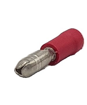 TERMINAL RED BULLET MALEET MALE, 50 pack - T547