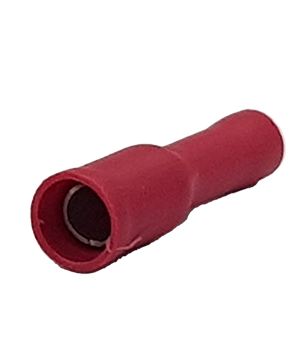 TERMINAL RED FEMALE BULLETLE BULLET, 50 pack - T548