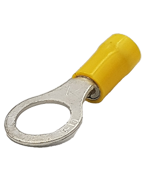 TERMINAL YEL EYE 10MM10MM, 50 pack - T554