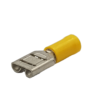 TERMINAL YEL SPADE FEMALE LE FEMALE L, 50 pack - T555